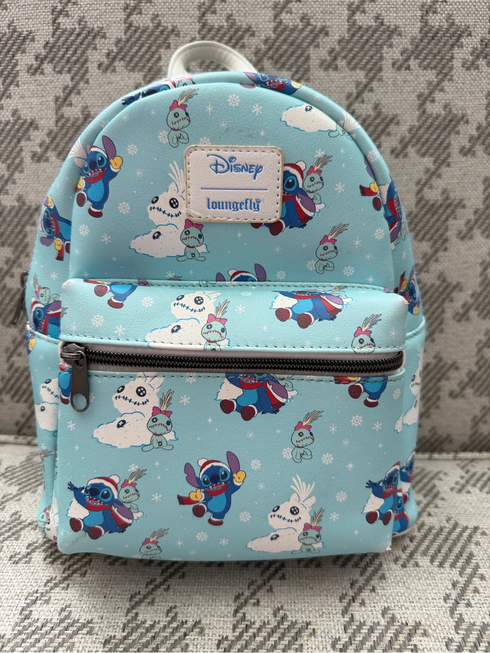 RARE ✨ Loungefly Stitch Snow Day Mini Backpack - Gently Used & Clean!
